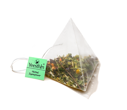 Τσάι Yeesthin Herbal Superpower – premium βοτανικό τσάι σε πυραμίδες 80 g