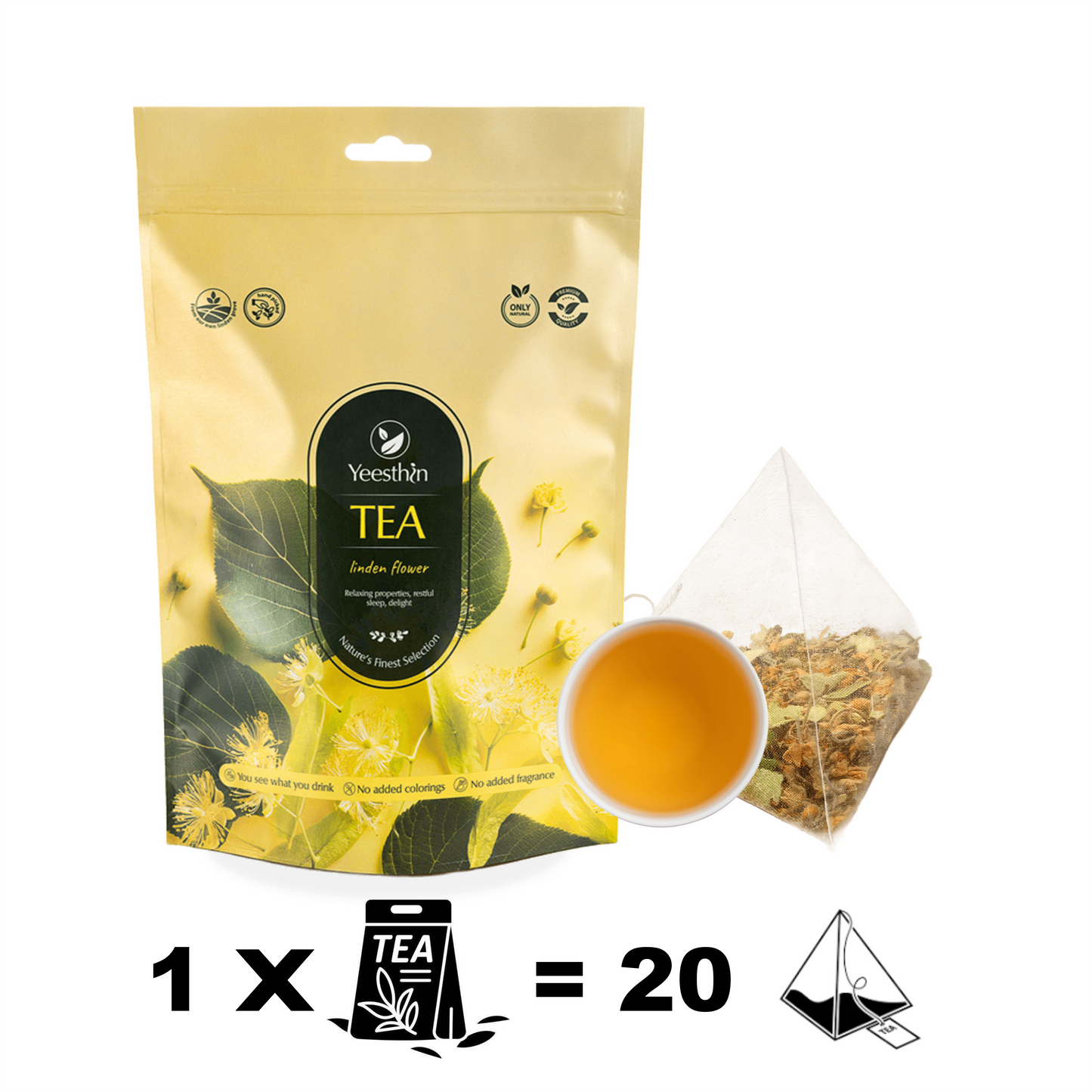 Τσάι Yeesthin® Φλαμουριά – premium βοτανικό τσάι 40 g