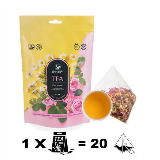 Τσάι Yeesthin® Pink Dream – premium βοτανικό τσάι 40 g