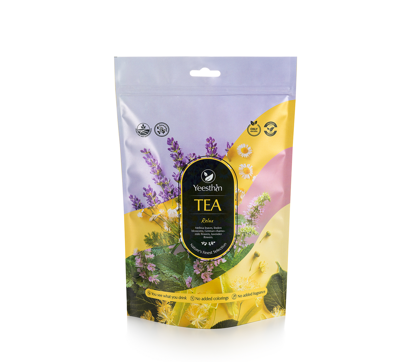 Τσάι Yeesthin Relax – premium βοτανικό τσάι σε πυραμίδες 40 g