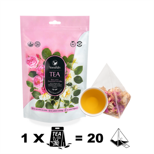Τσάι Yeesthin® – Premium τριαντάφυλλο Δαμασκηνής & Alba 40 g