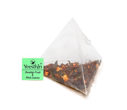 Τσάι Yeesthin Rosehip Mint – premium βοτανικό τσάι σε πυραμίδες 80 g