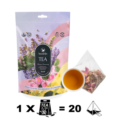 Τσάι Yeesthin Aroma Harmony – premium βοτανικό τσάι σε πυραμίδες 40 g